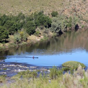 The Breede River running through Bontebok National Park outside Swellendam