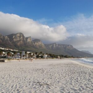 Camps Bay beach and the Atlantic seaboard, Cape Town