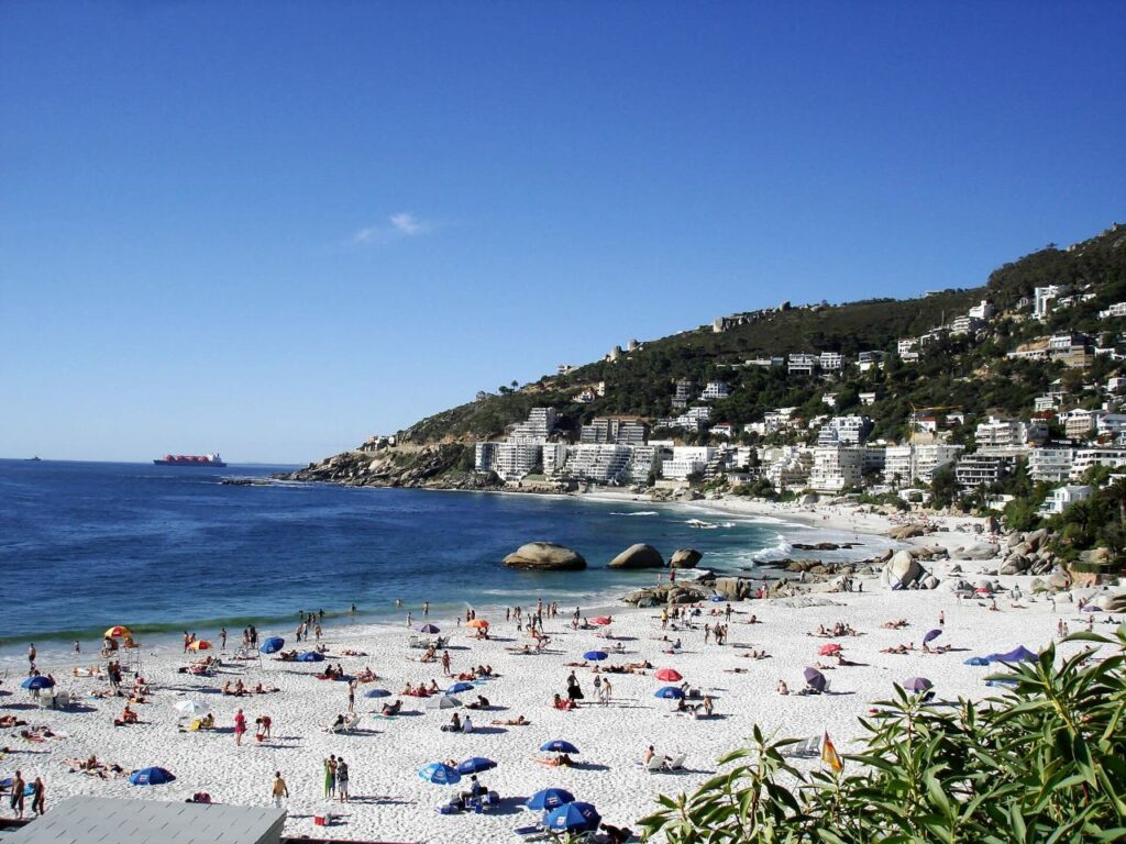 The sheltered granite-backed coves of Clifton, two minutes north of Camps Bay