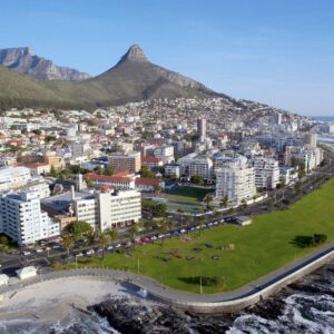 The Sea Point promenade on Cape Town’s Atlantic seaboard