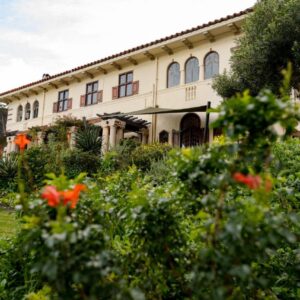 A house with a garden in front of it at Camps Bay Retreat Hotel in Cape Town