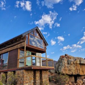 A house on top of a rock at de Pakhuys in Clanwilliam