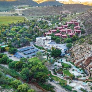 Avalon Springs by Dream Resorts: an aerial view of a resort in a mountain