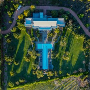 Ludus Magnus Boutique Hotel: an overhead view of a house with a building