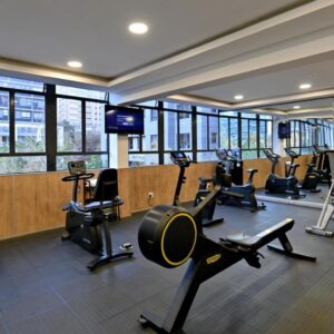 The Capetonian - Halal: a gym with many treadmills and machines in a building