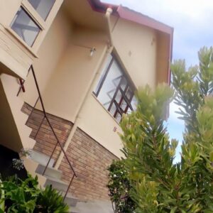 Zamar Guest House: a building with plants in front of it